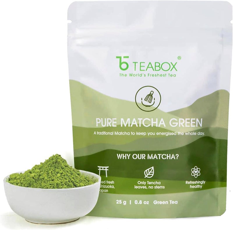 Teabox Pure Matcha Green Tea Powder 25g - Image 1